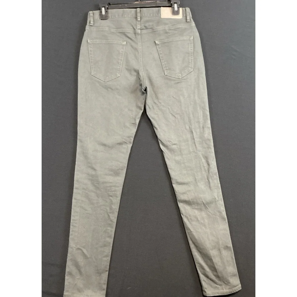 Proper Cloth Aino Charcoal Stretch Mens Custom 5 Pocket Gray Jeans 31x32 Slub